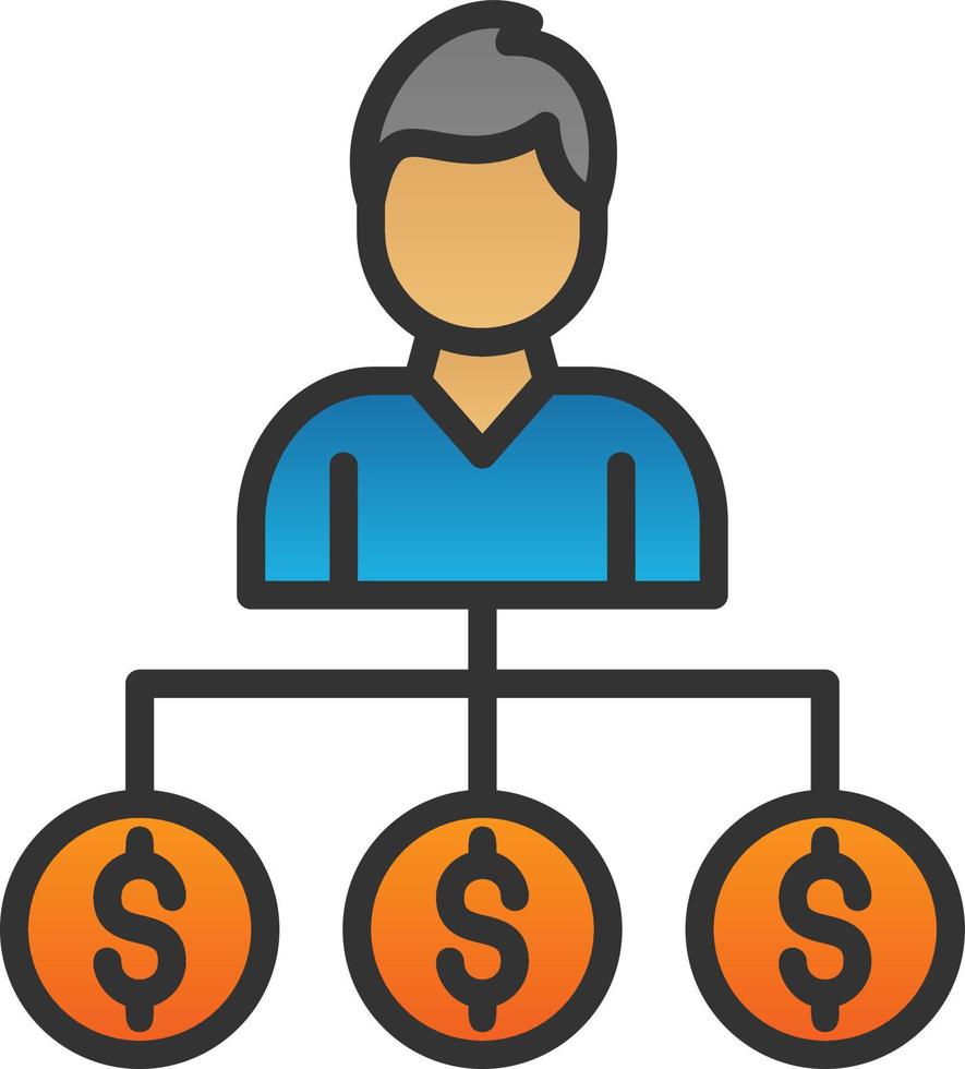 Affiliate Marketing Vector Icon Design