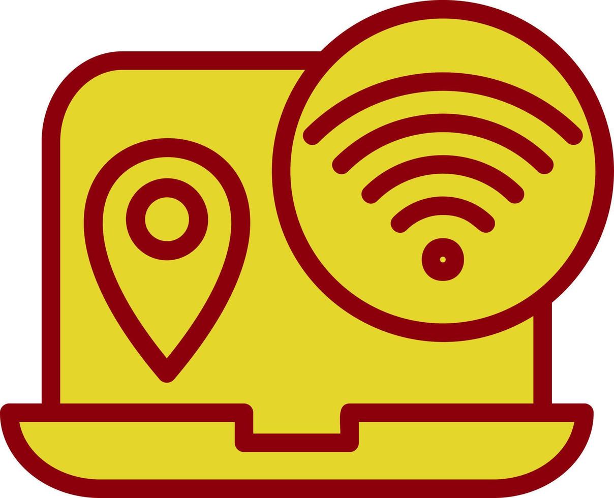 Digital Nomad Hub Vector Icon Design