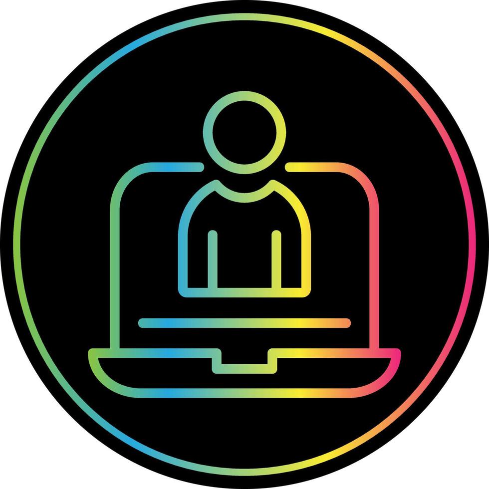 Virtual Assistant Vector Icon Design