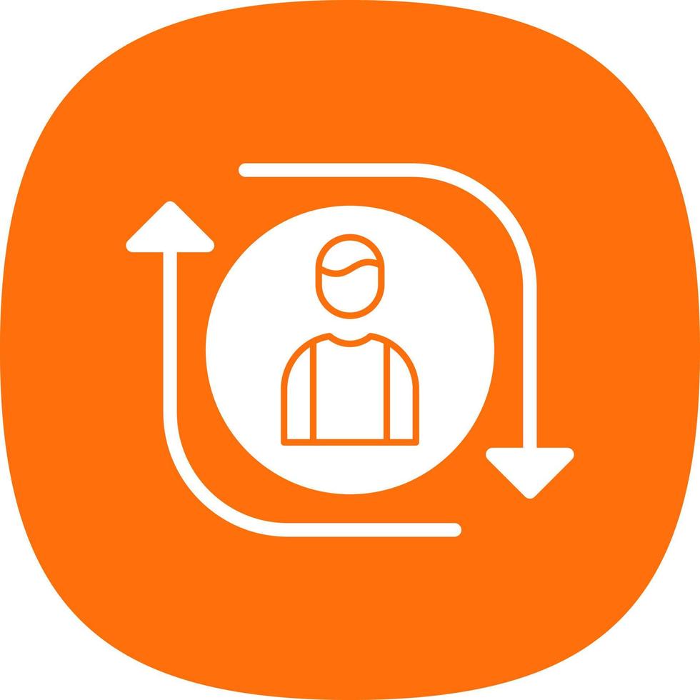 Customer Retention Vector Icon Design