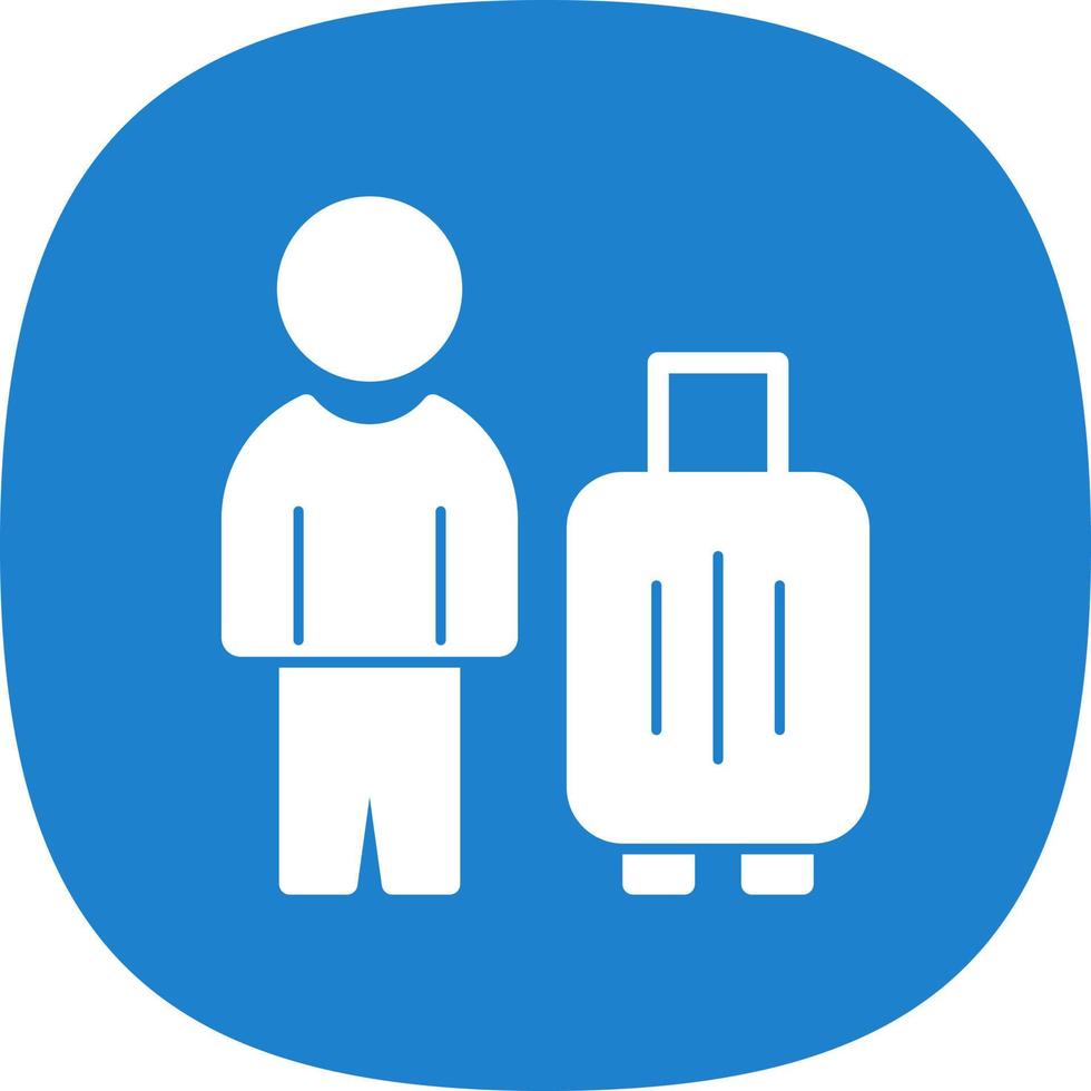 Solo Travel Vector Icon Design