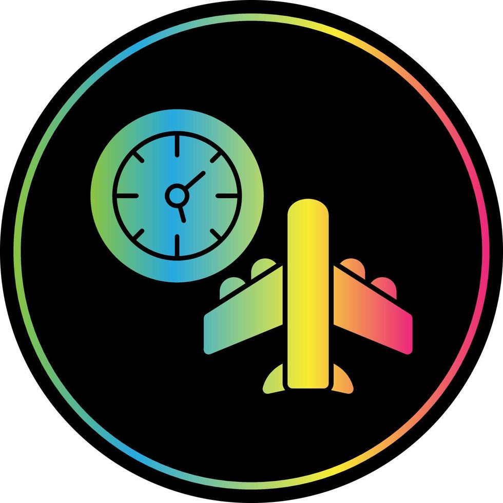 Jet Lag Vector Icon Design