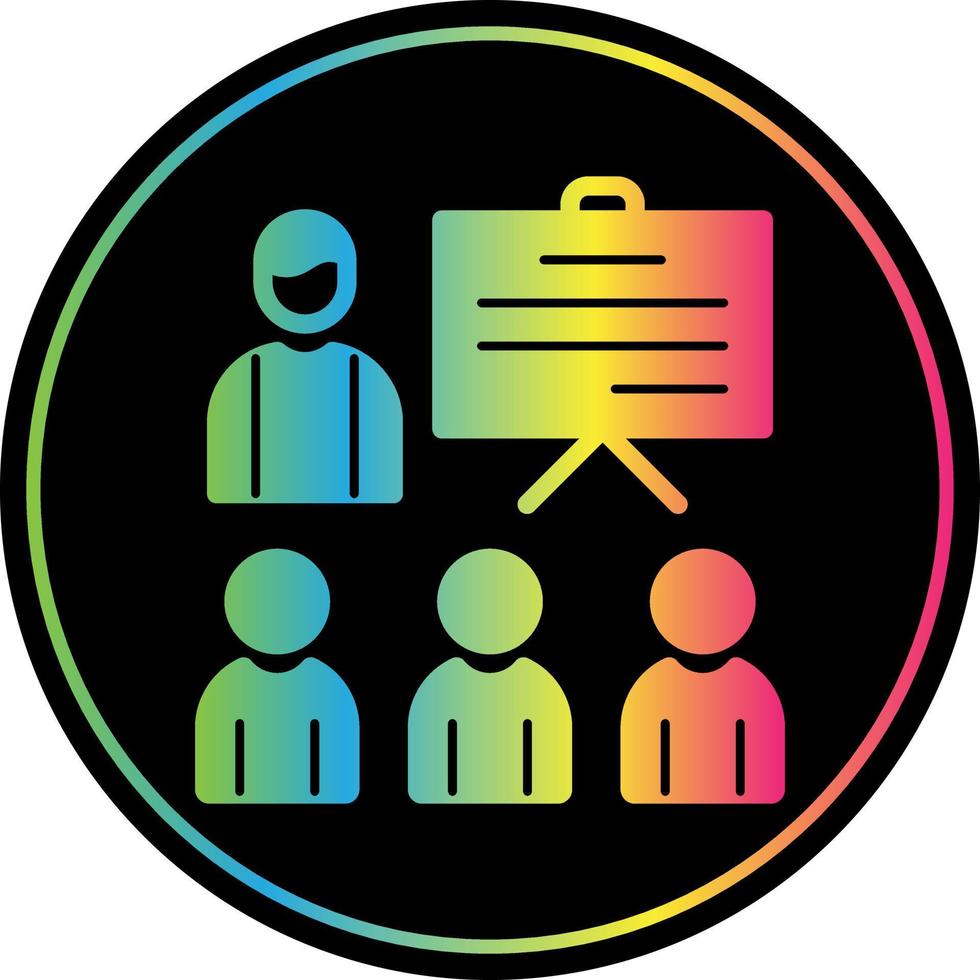 Coaching Vector Icon Design