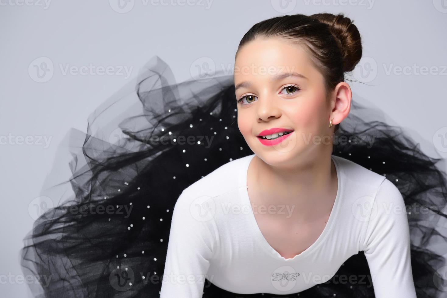 Beautiful girl ballet dancer. photo