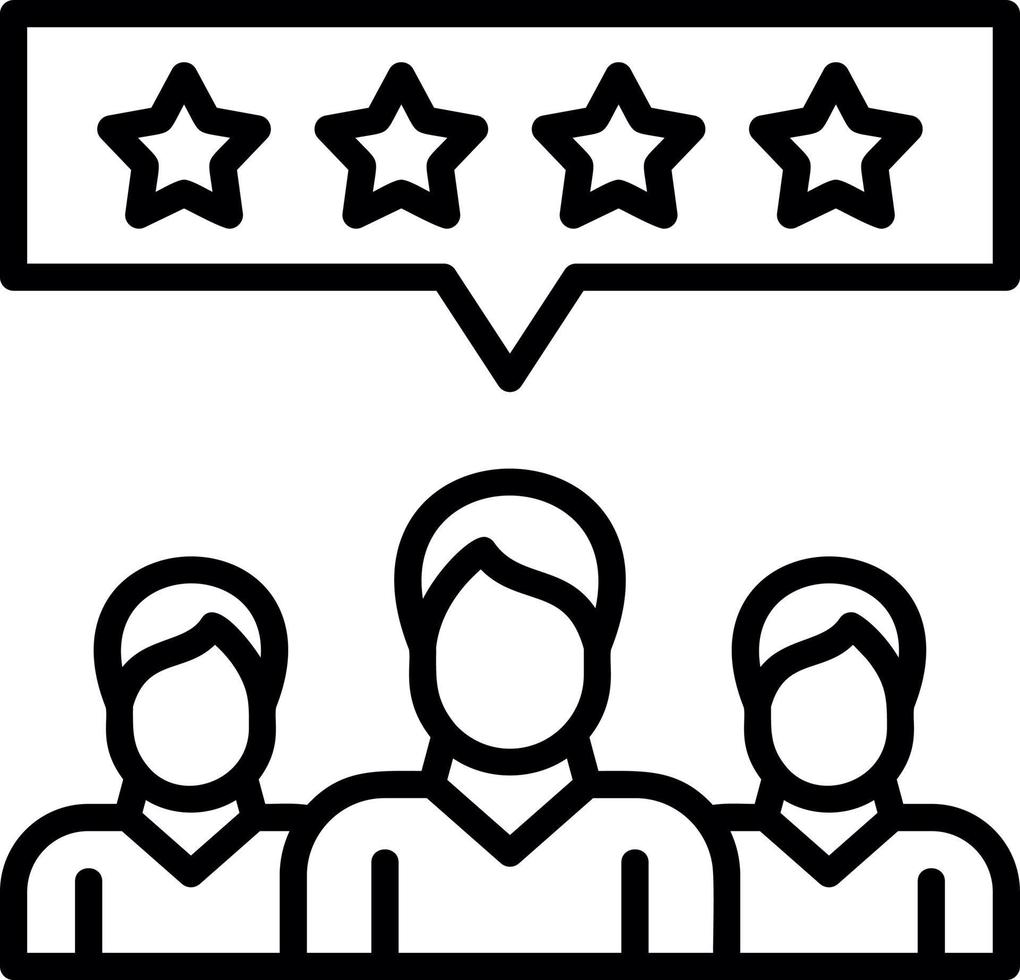 Customer Reviews Vector Icon Design