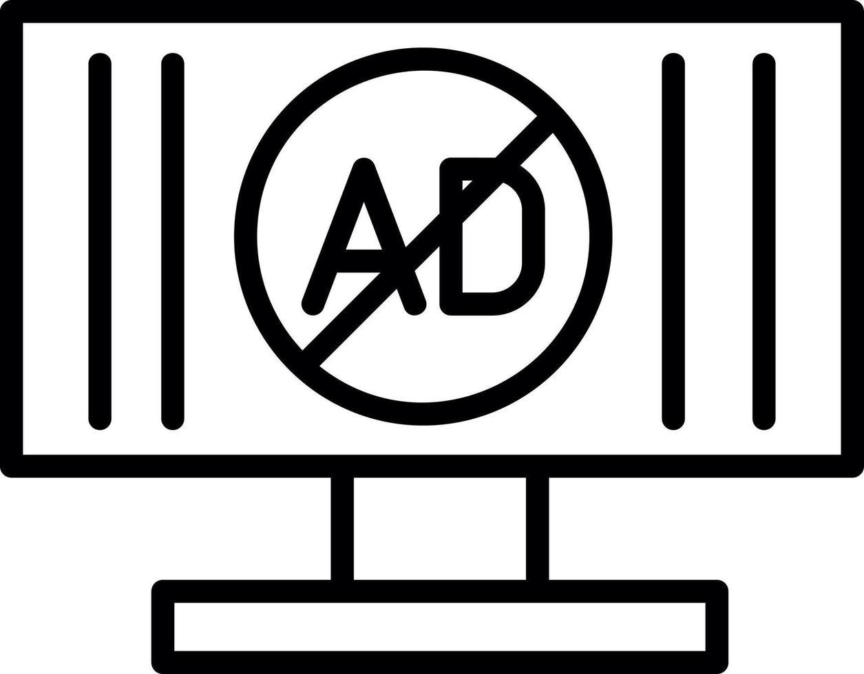 Ad Blocker Vector Icon Design