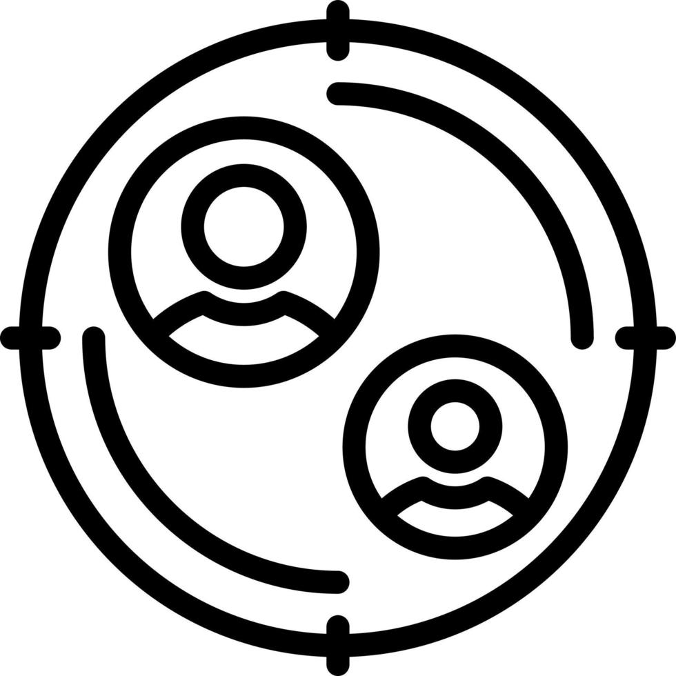 Target Audience Vector Icon Design