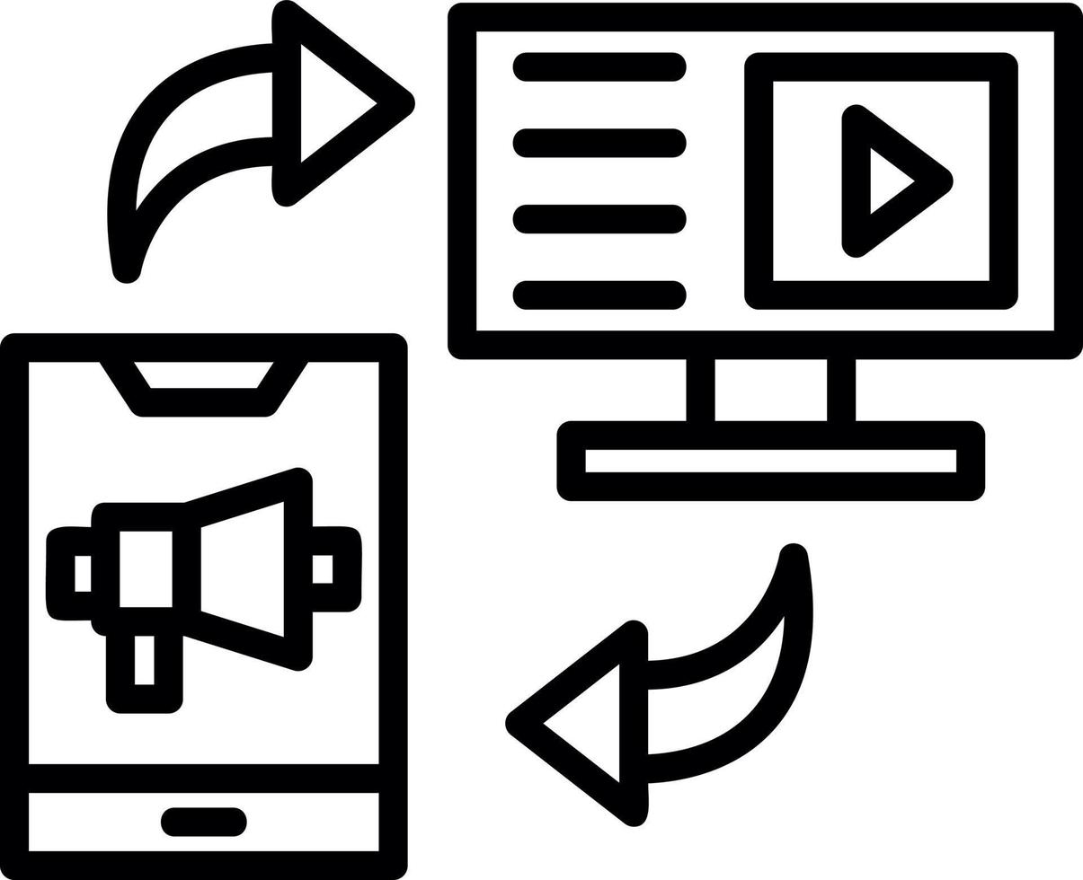 Content Sharing Vector Icon Design