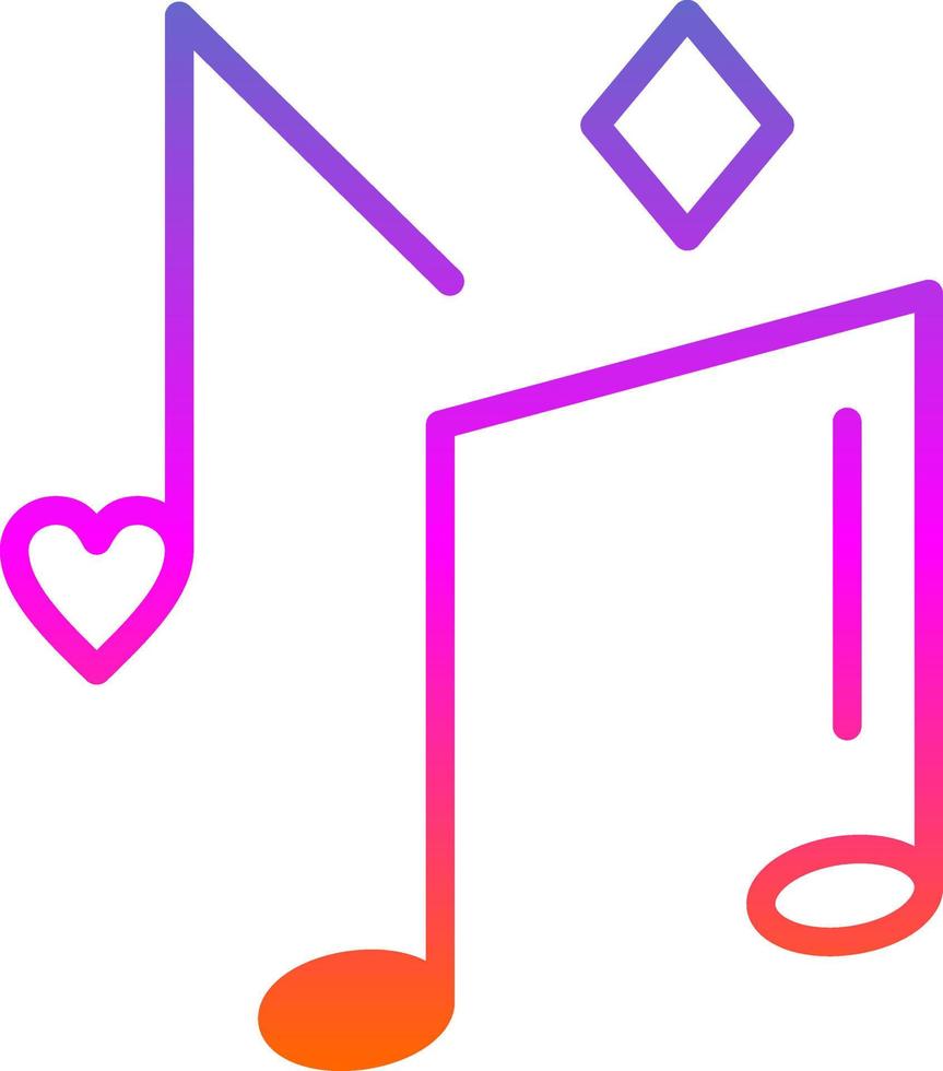 Musical Note Vector Icon Design