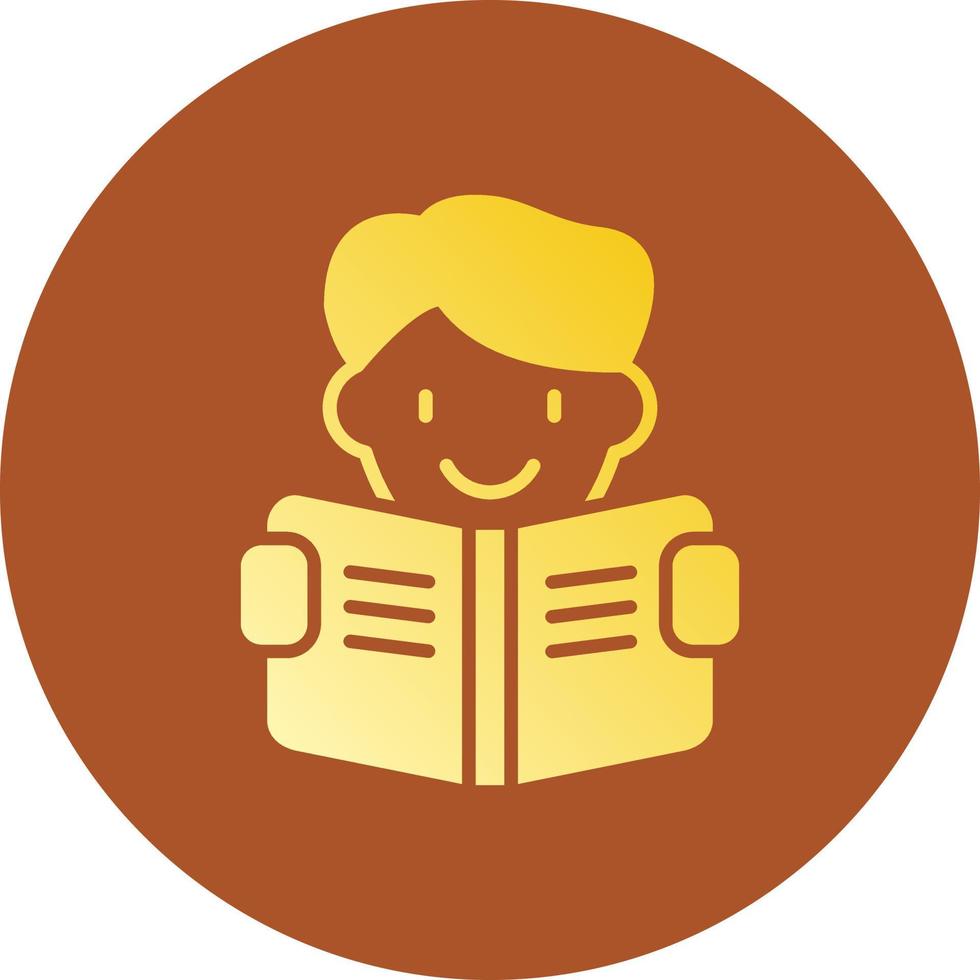 Reading Creative Icon Design vector