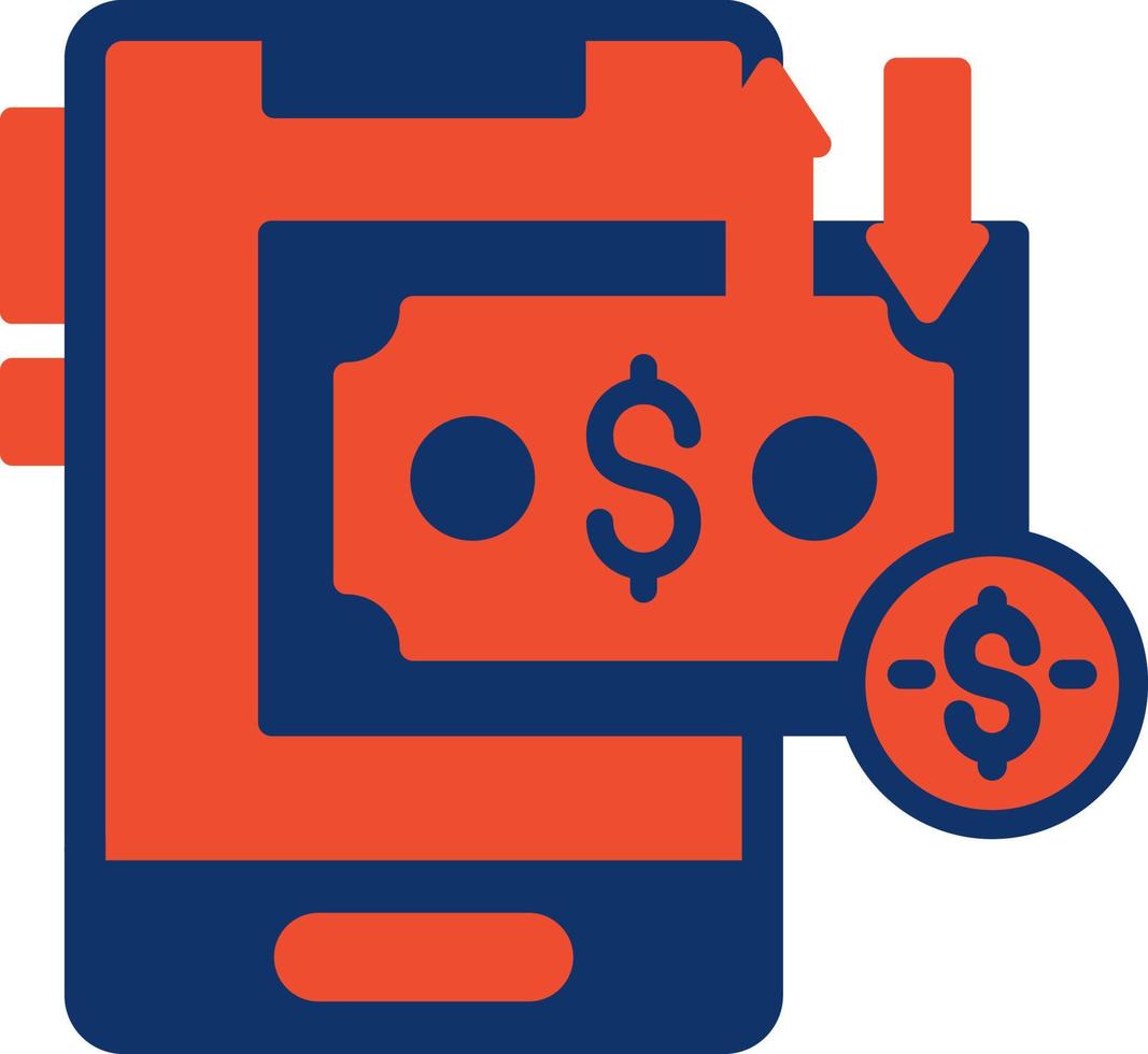 Money Transfer Creative Icon Design vector