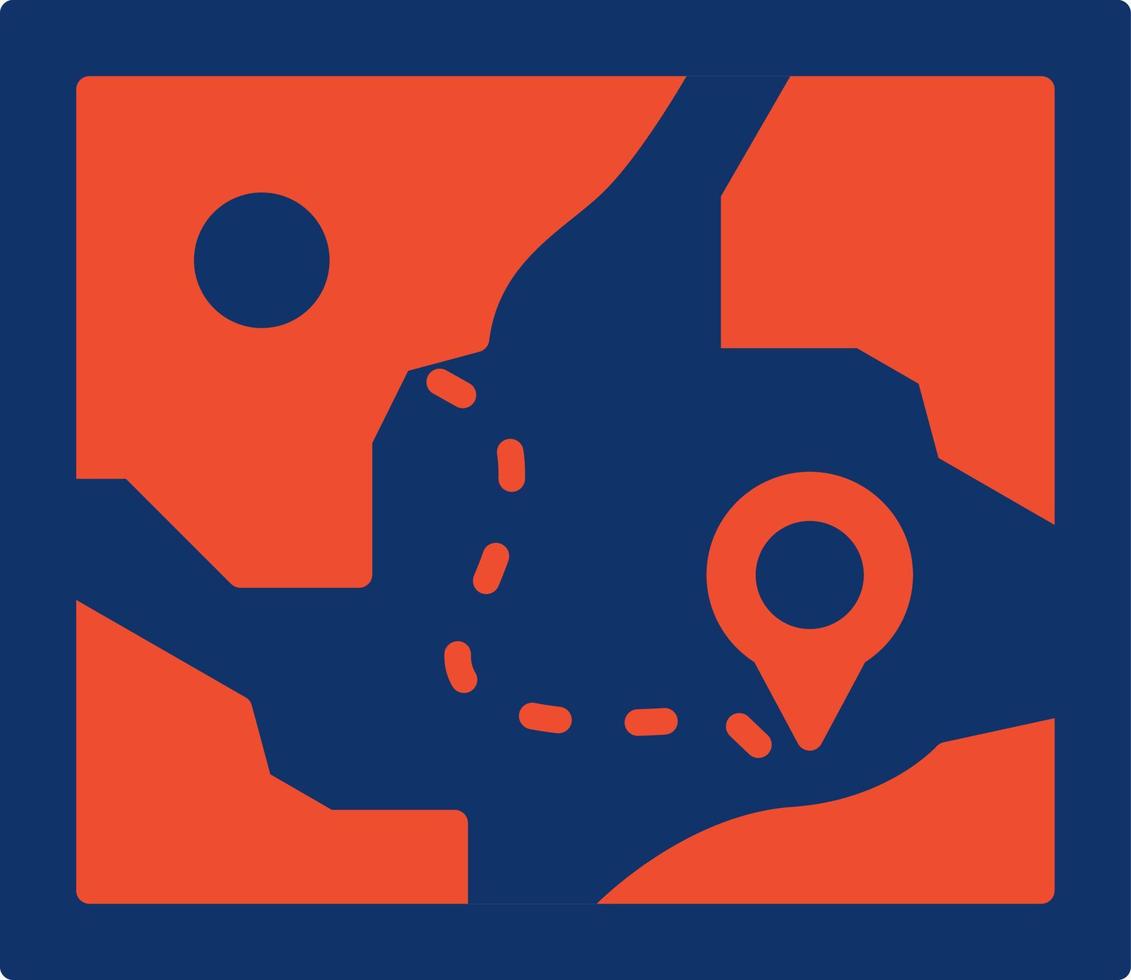 Map Creative Icon Design vector