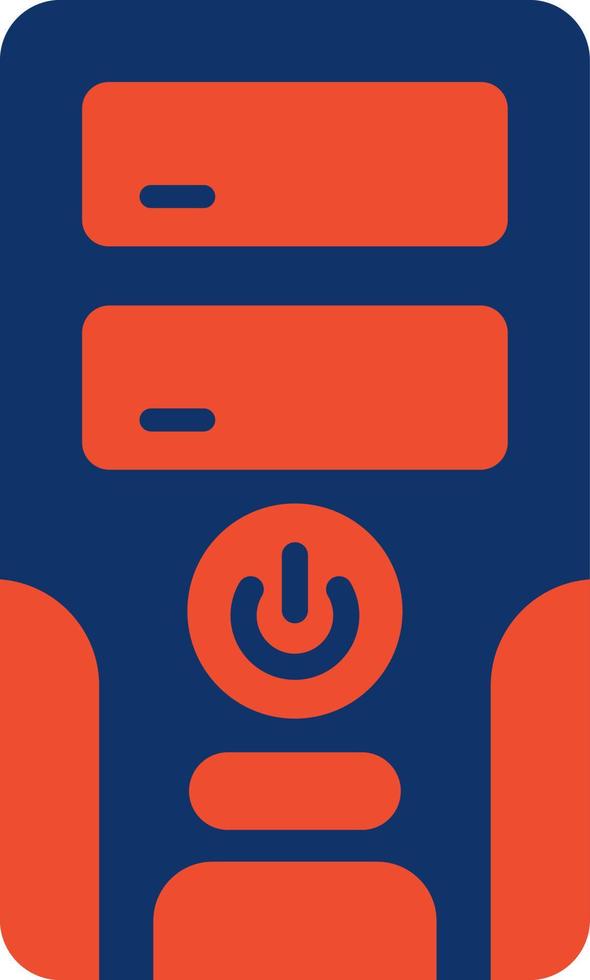 Pc Tower Creative Icon Design vector
