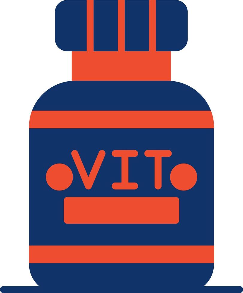 diseño de icono creativo de vitaminas vector