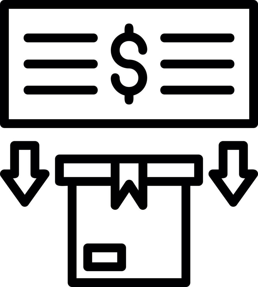 Pay Upon Delivery Vector Icon Design