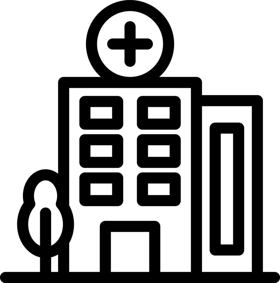 diseño de icono de vector de hospital