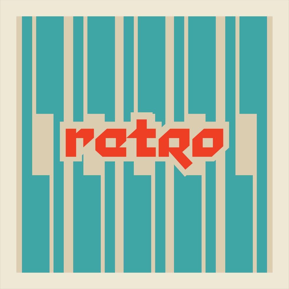 papel tapiz de fondo retro años 70, 80, 90, estilo vintage con estética que refleja nuestra necesidad de colores tranquilos y frescos y un tiempo más simple. vector