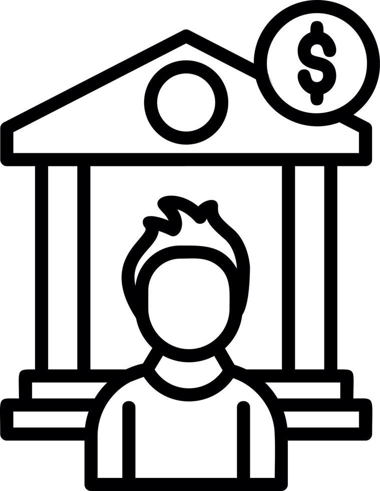 Personal Banking Vector Icon Design