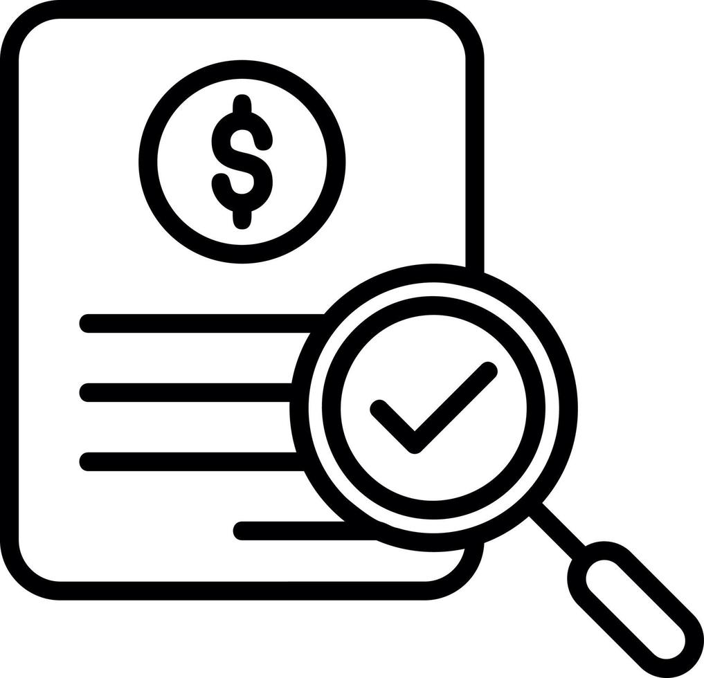Audit Vector Icon Design
