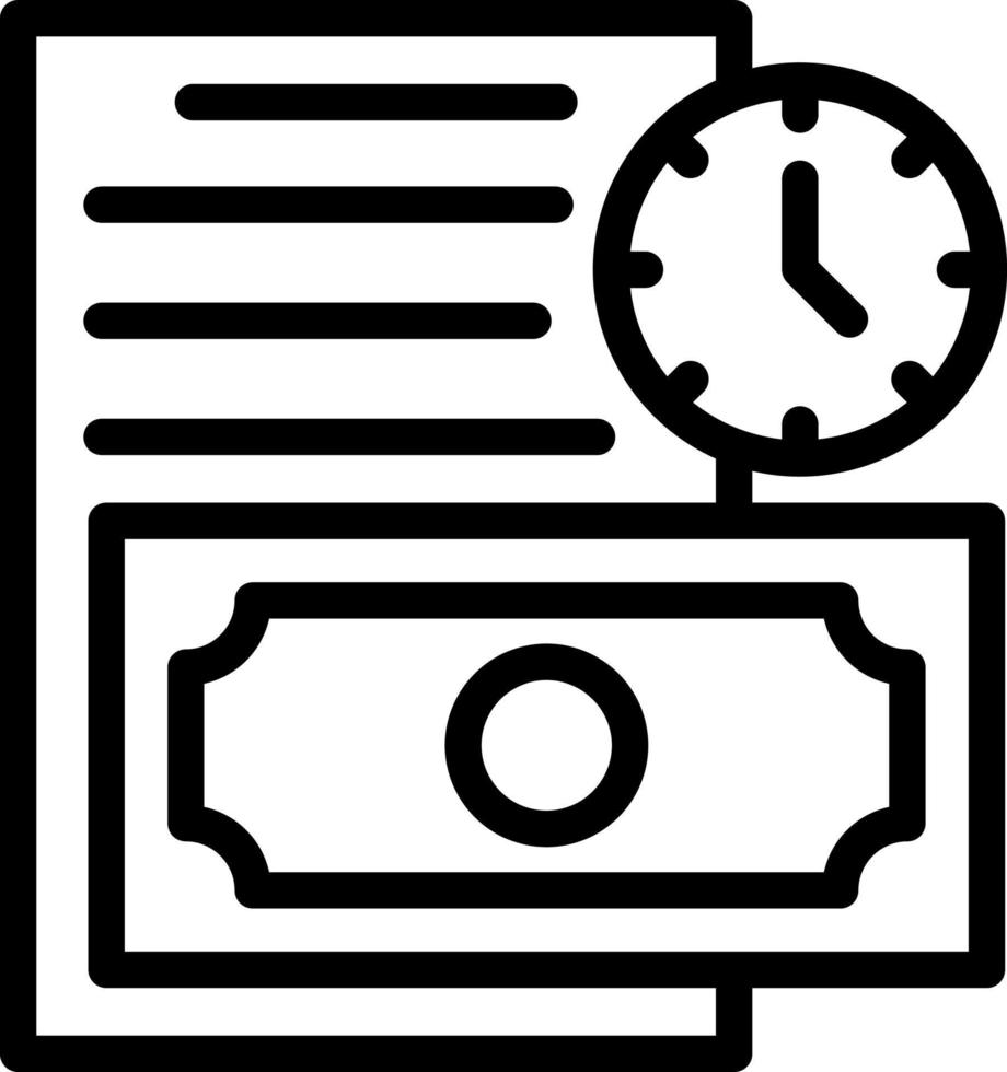 Long Term Debt Vector Icon Design