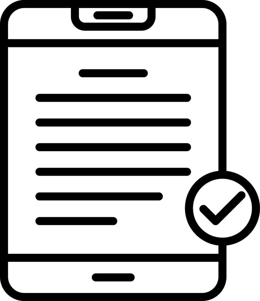 Digital Contract Vector Icon Design