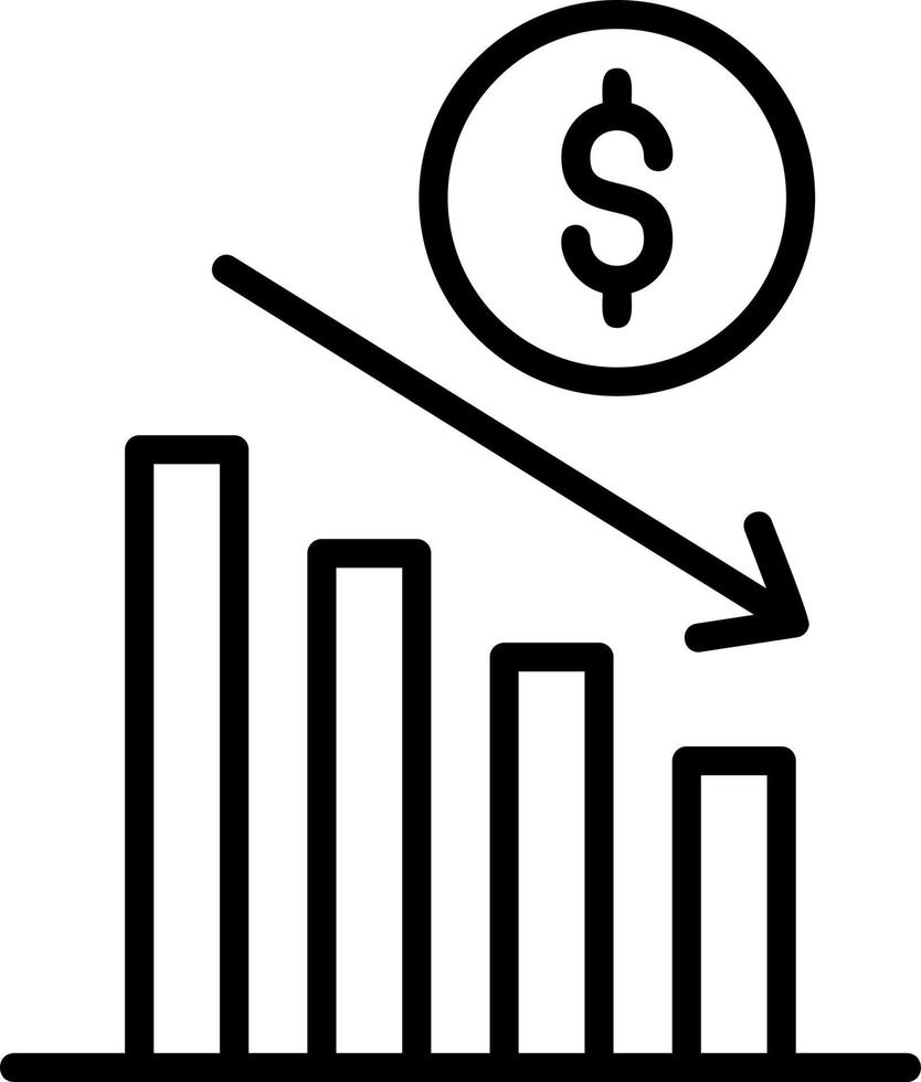 Depreciation Vector Icon Design