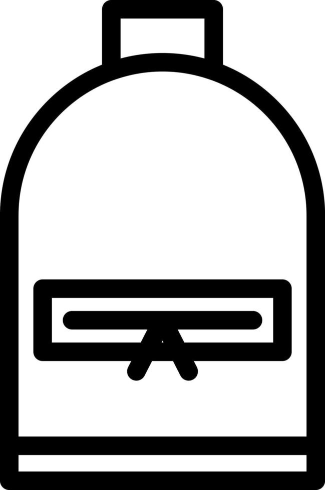 Backpack Vector Icon Design