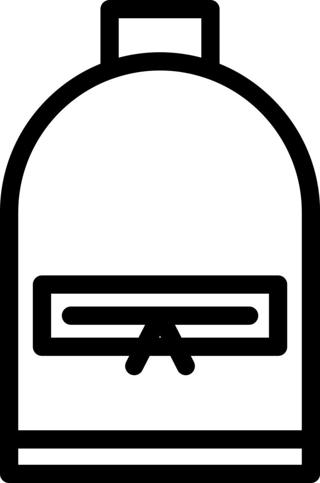 diseño de icono de vector de mochila