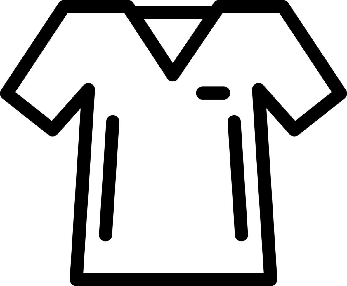 diseño de icono de vector de camisa con cuello en v