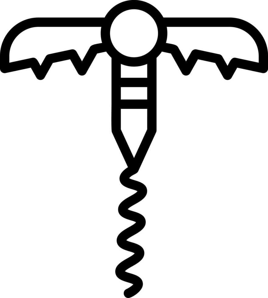 Corkscrew Vector Icon Design