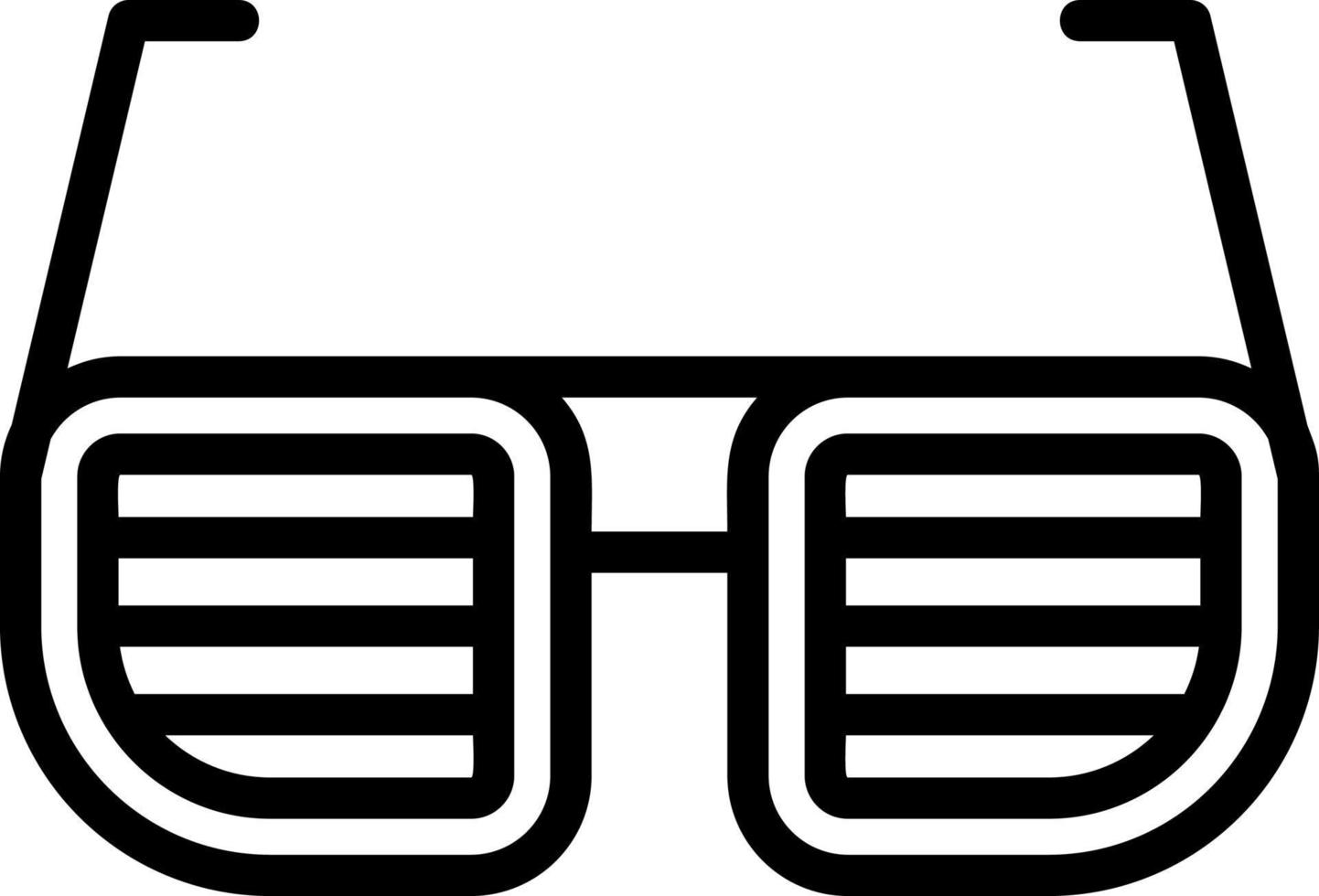 Fun Glasses Vector Icon Design