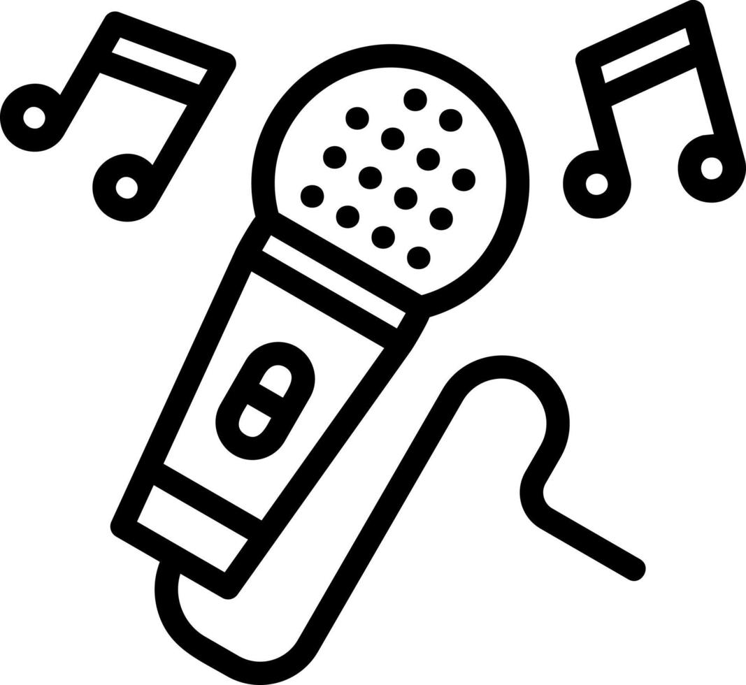 Karaoke Vector Icon Design