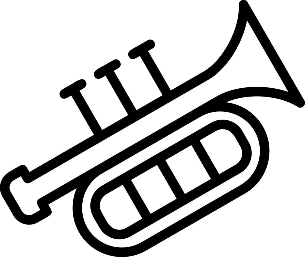Trumpet Vector Icon Design