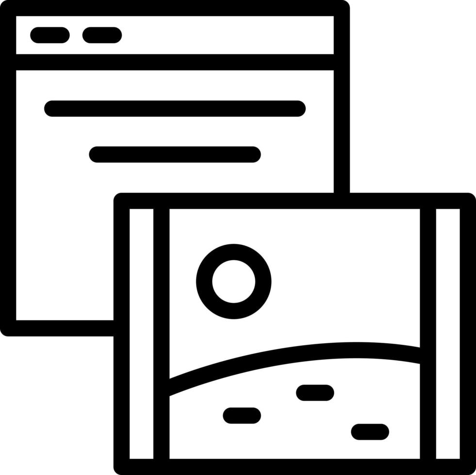 Alt Text Vector Icon Design