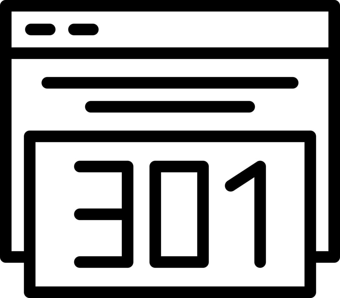 301 Redirect Vector Icon Design