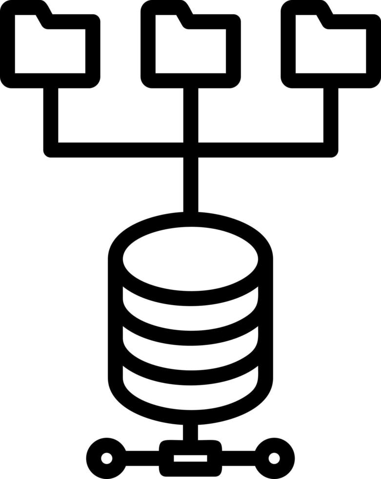 Data Source Vector Icon Design