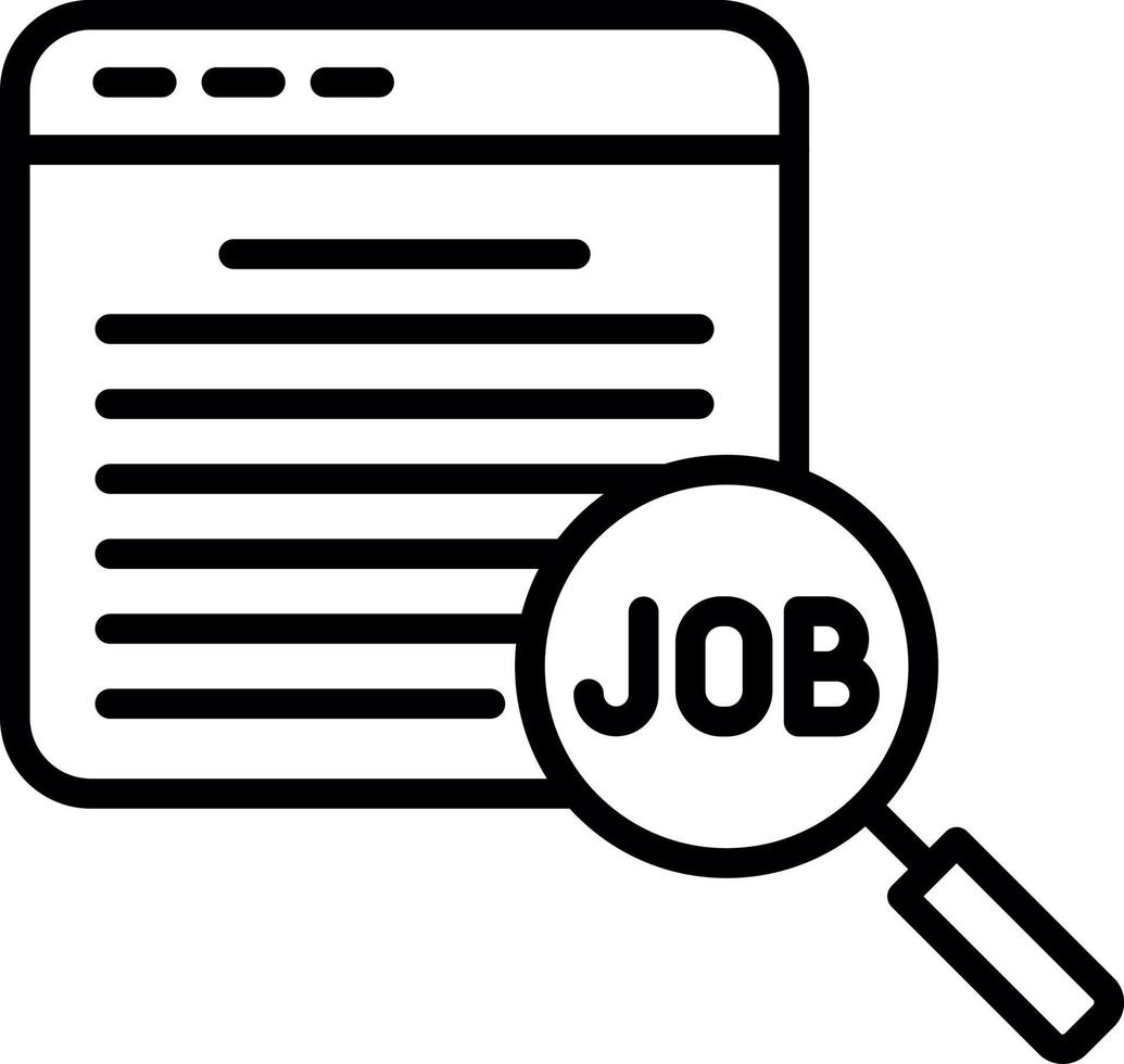 Job Vector Icon Design