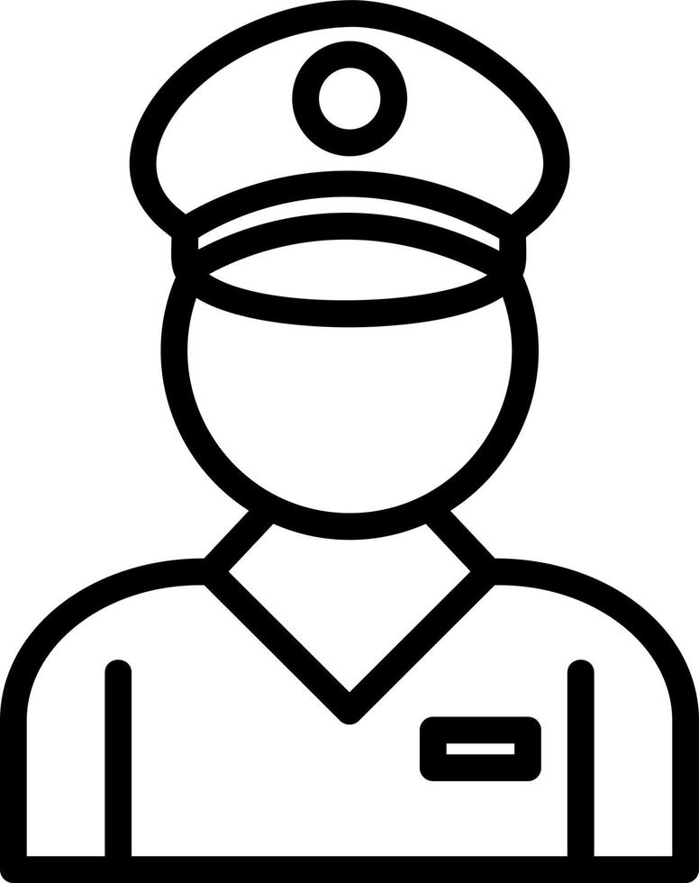 Gate Keeper Vector Icon Design