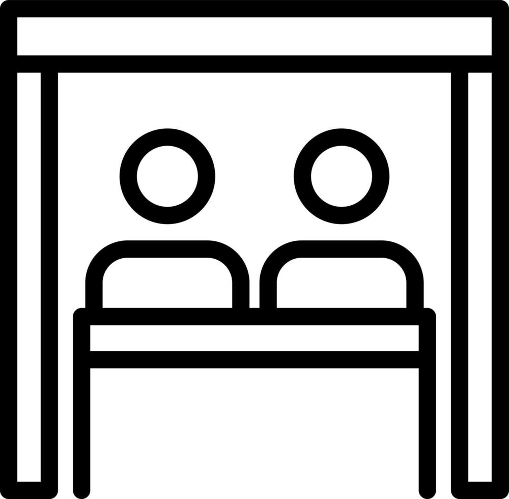 Virtual Team Room Vector Icon Design