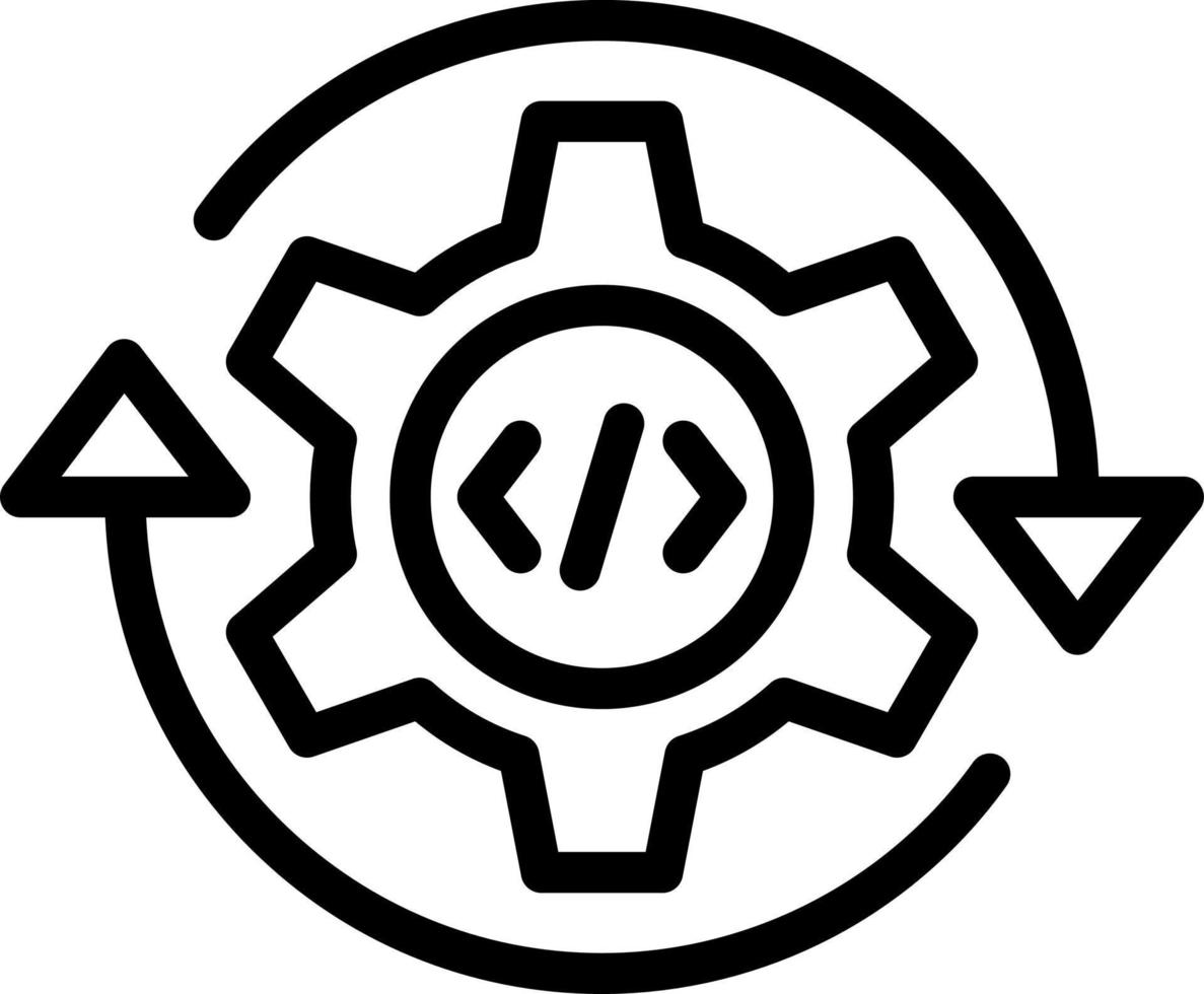 Continuous Integration Vector Icon Design