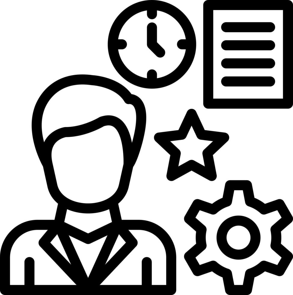 Product Manager Vector Icon Design