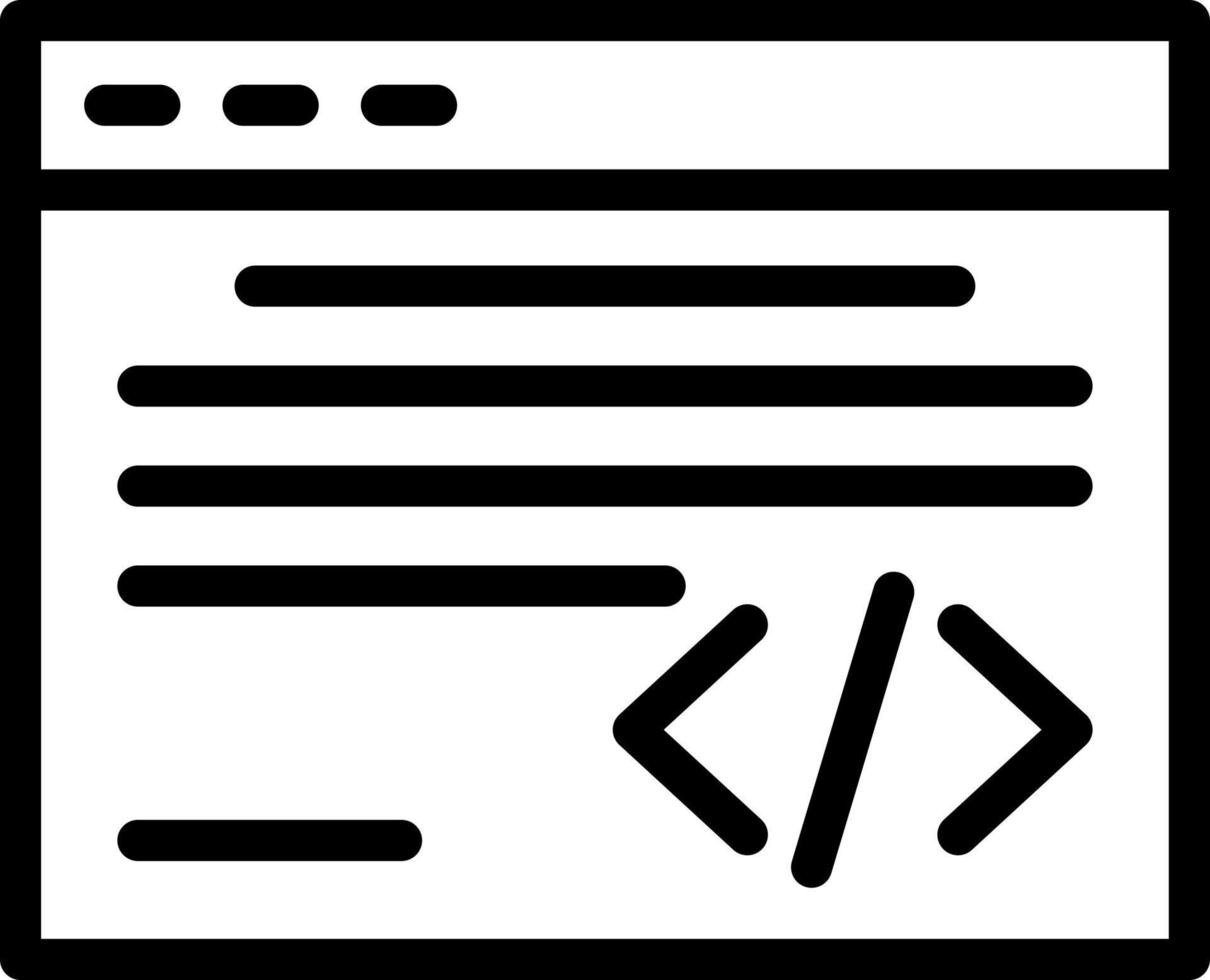 diseño de icono de vector de código