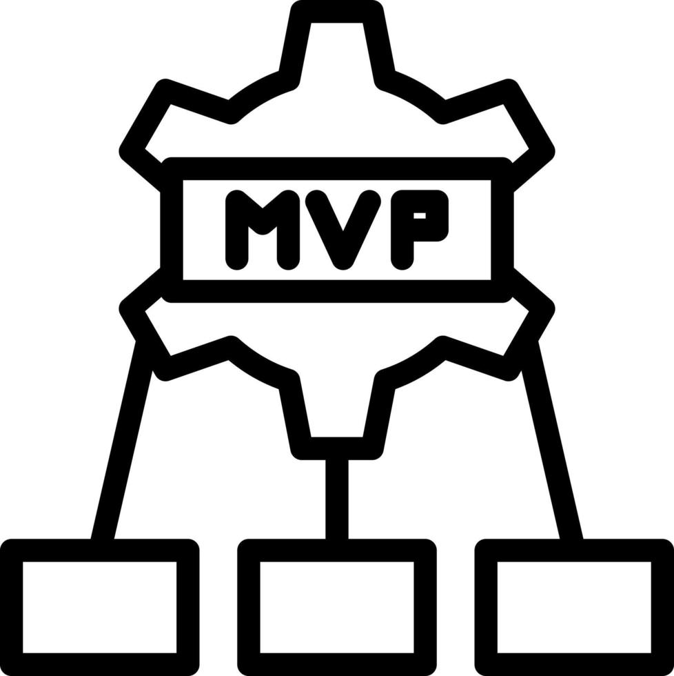 Mvp Vector Icon Design