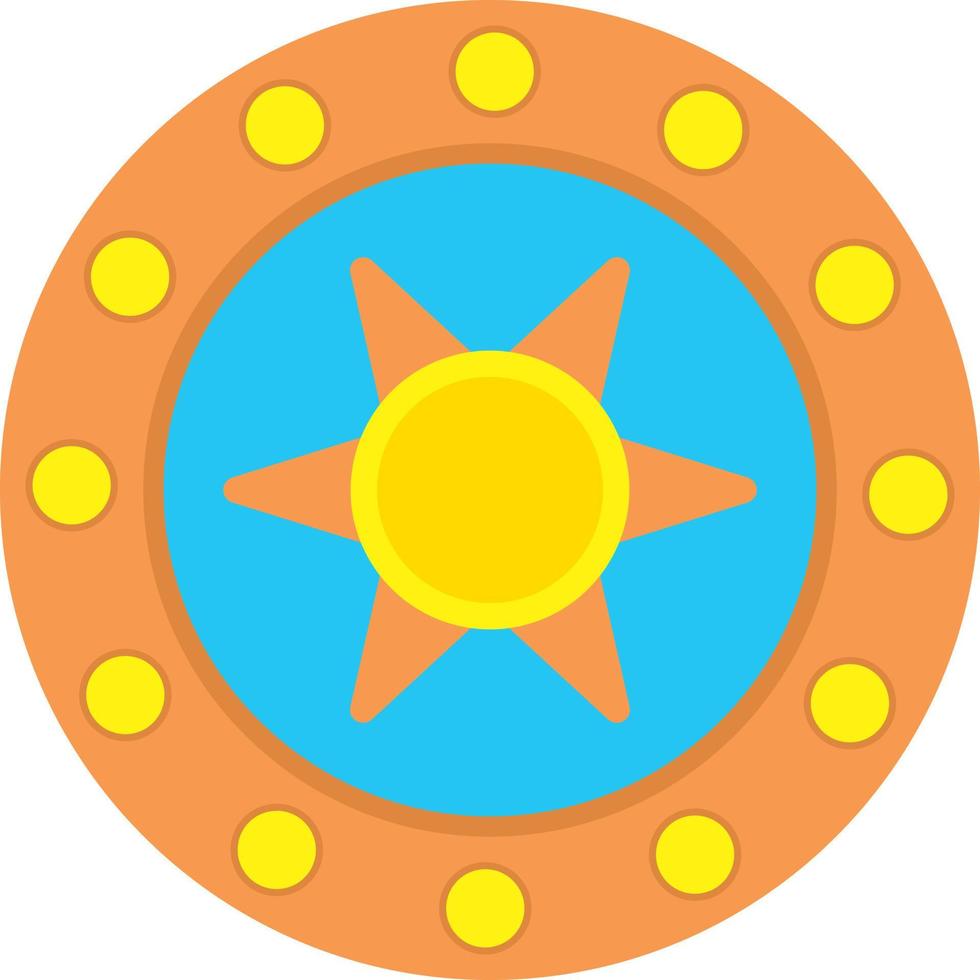 diseño de icono de vector de escudo de acero