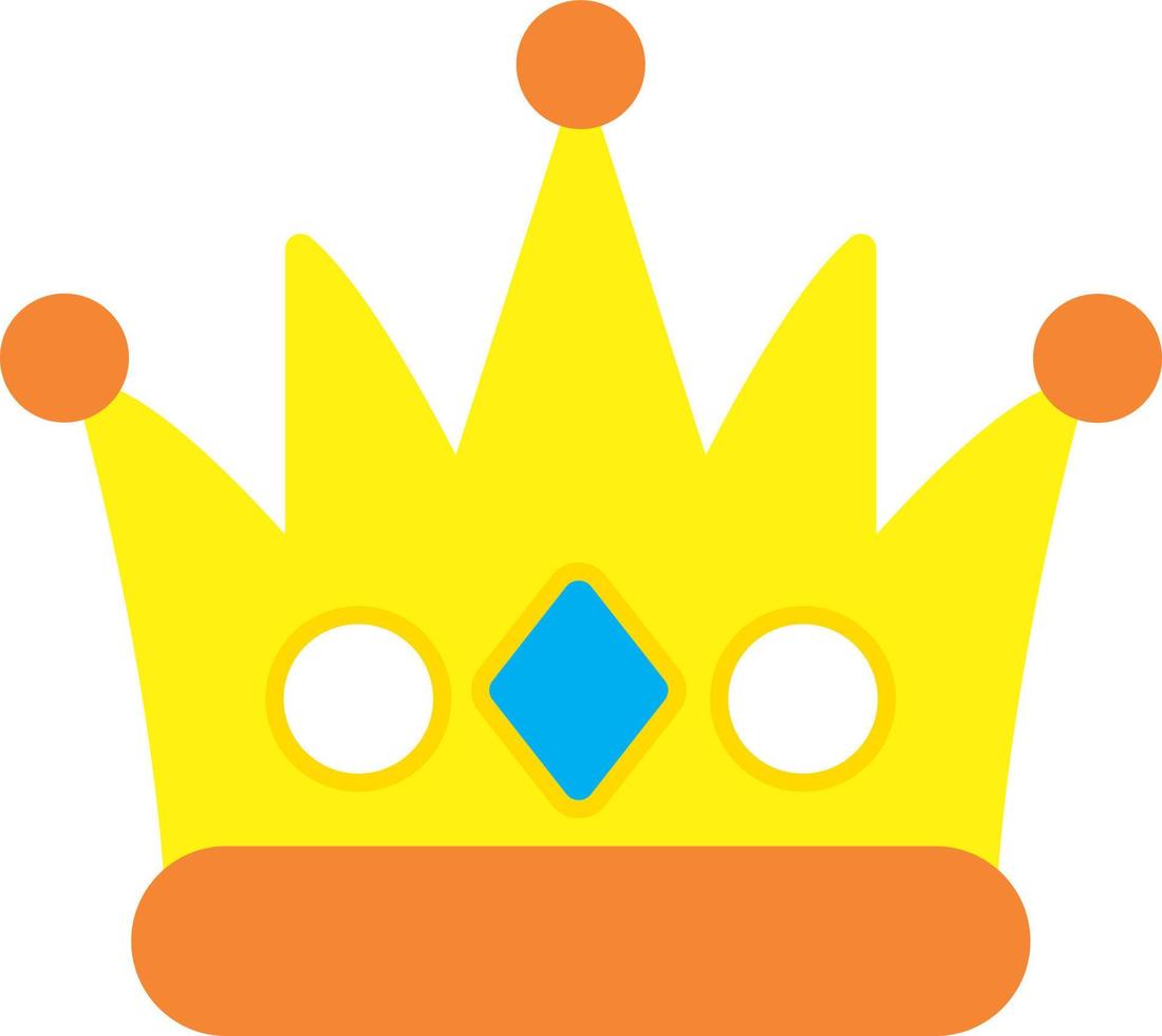 Queen Crown Vector Icon Design