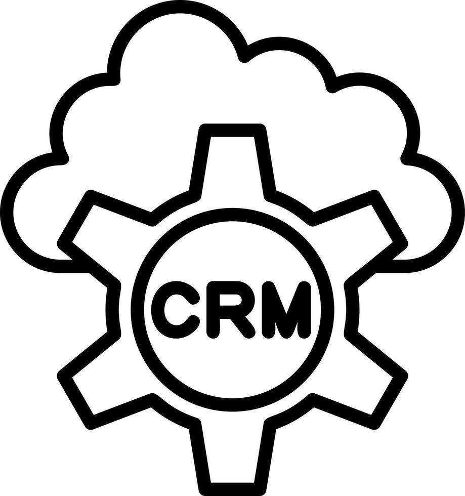 CRM Vector Icon Design