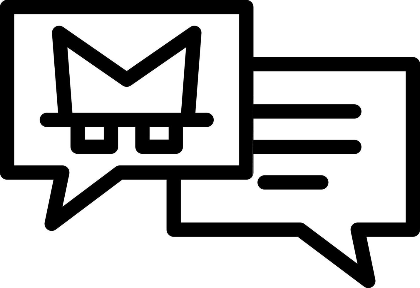 Chat Spyware Vector Icon Design