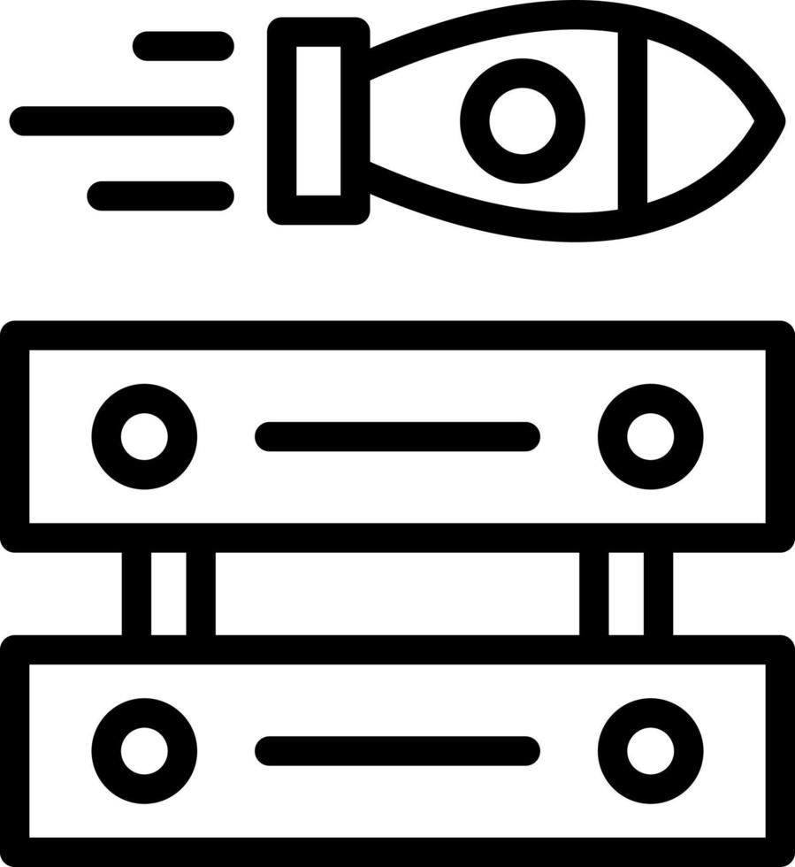 Server Ddos Vector Icon Design