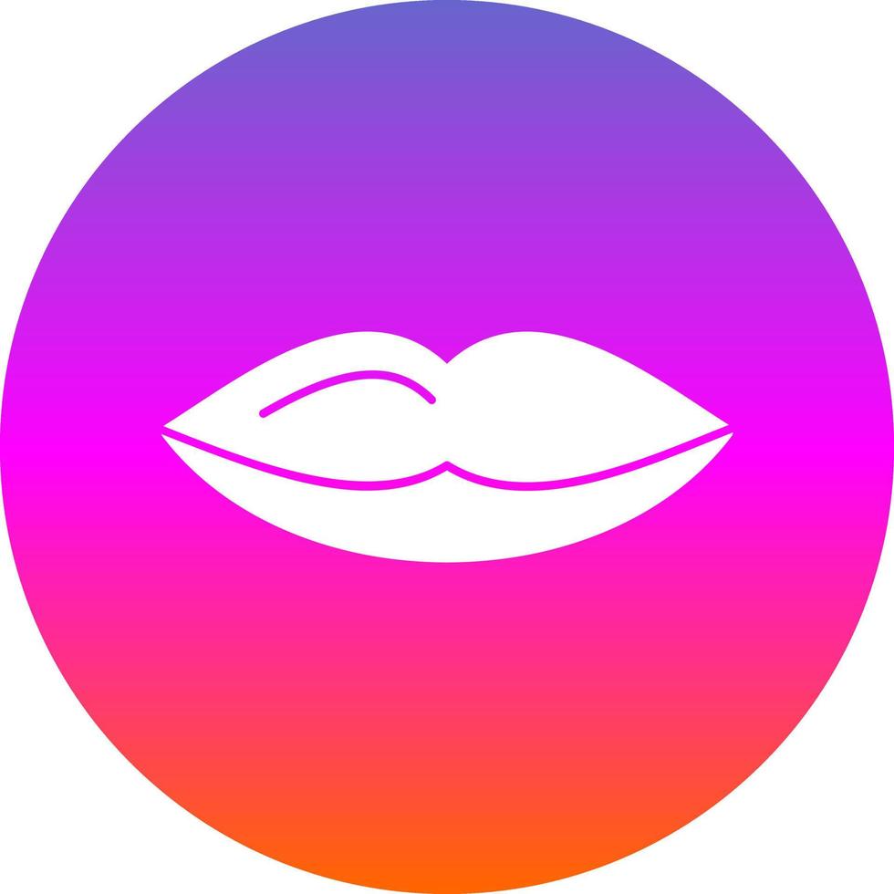 Lips Vector Icon Design