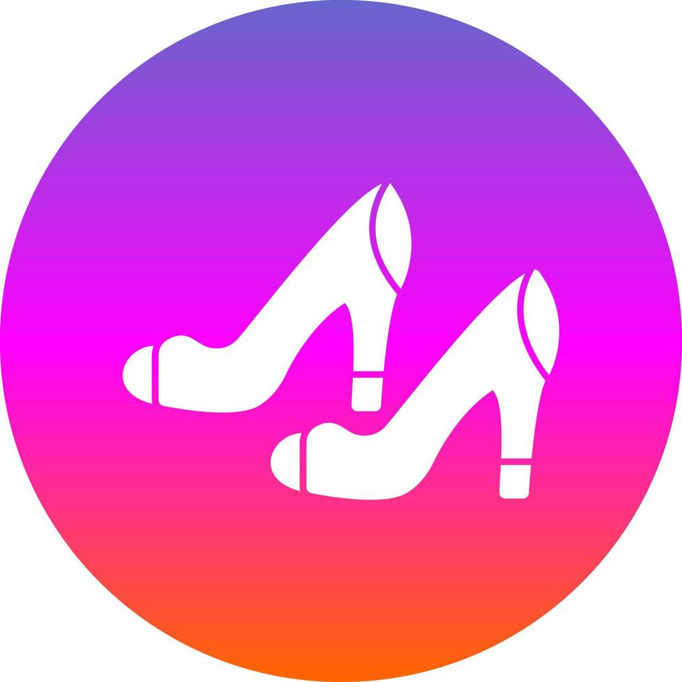 High Heels Vector Icon Design